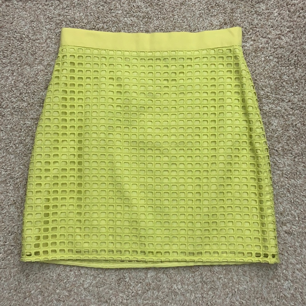 Loft square eyelet design skirt